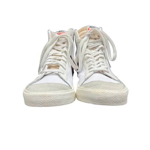 Nike Blazer Mid '77 Vintage White Team Red High Top Sneaker BQ6806-111, Size 12 - Picture 4 of 10